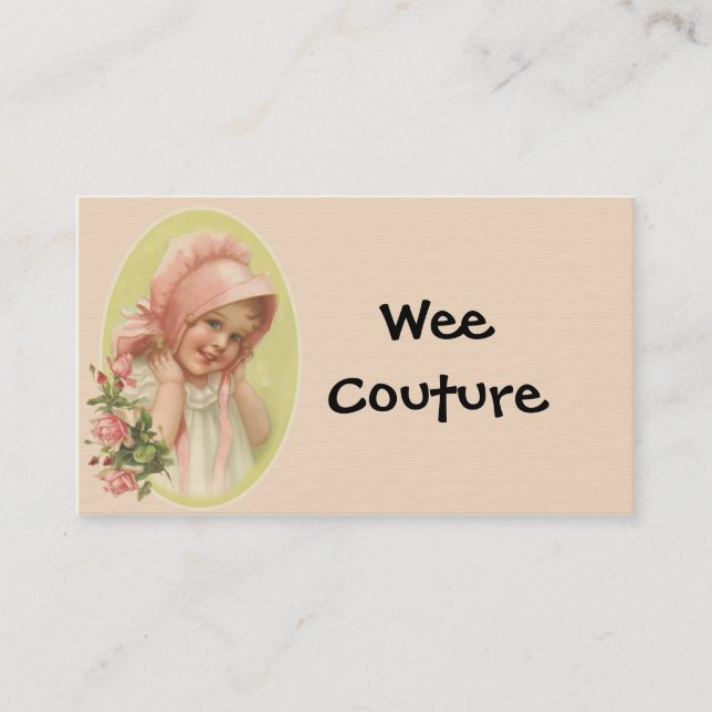 Wee Couture Children's Wear Business Card (Front)