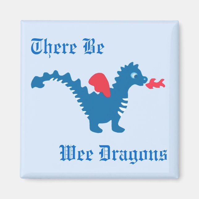 Wee Dragon Magnet (Front)