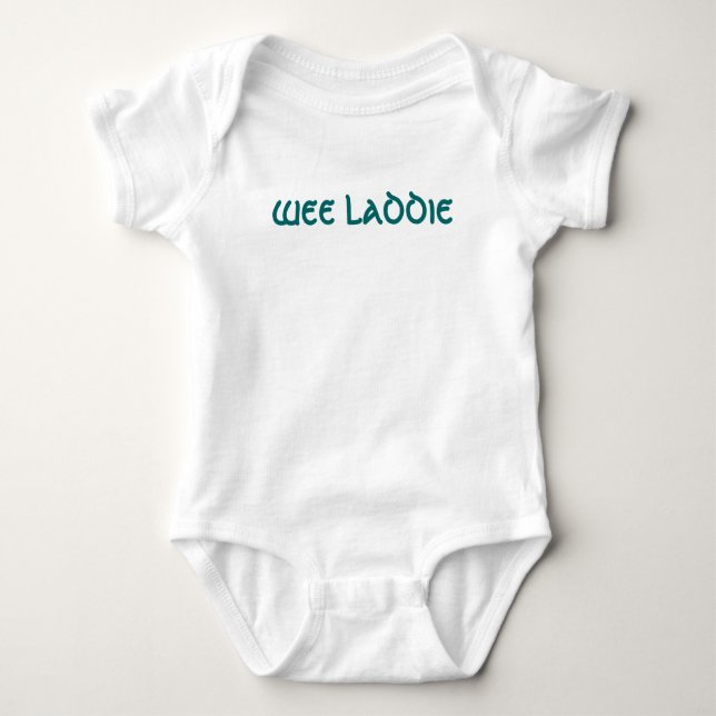 wee laddie - onsie baby bodysuit (Front)