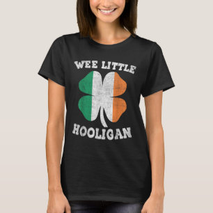 Wee Little Hooligan Funny St Patricks Day Teen Boy T-Shirt