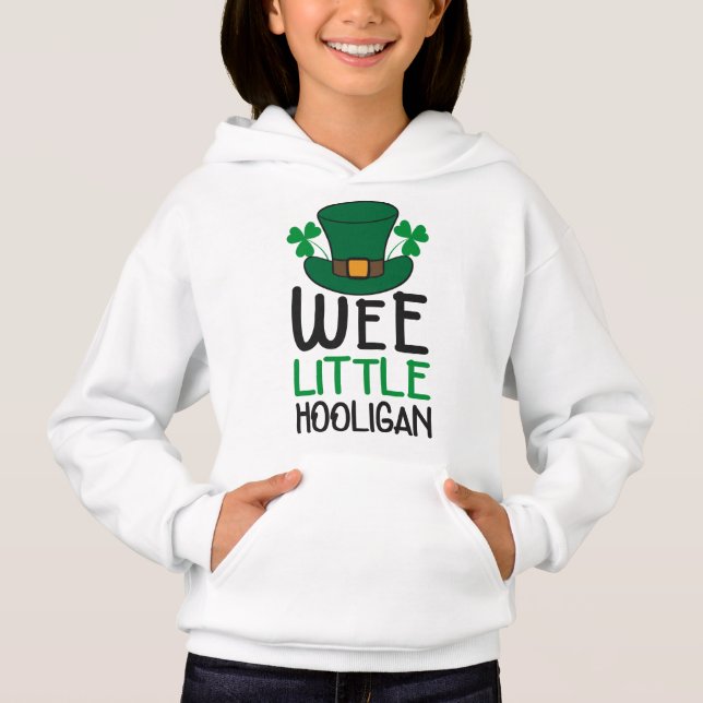 Wee Little Hooligan Kids St. Patrick's Day Funny (Front)