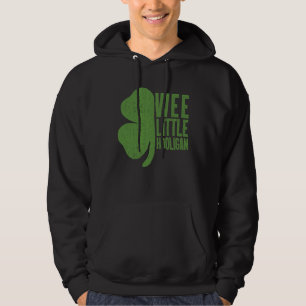 Wee Little Hooligan  Shamrock Kids Teen Patrick s  Hoodie