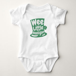 Wee Little Hooligan St. Patrick's Day Irish  Baby Bodysuit