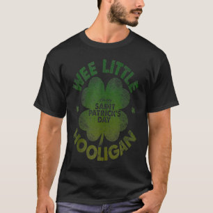 Wee Little Hooligan St Patrick's Day Shamrock Ta T-Shirt