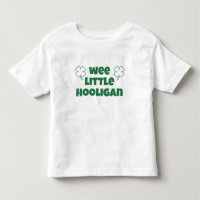 Wee Little Hooligan Toddler St Patrick's Day Green