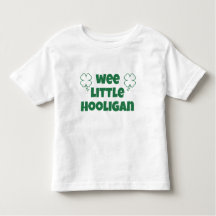 Wee Little Hooligan Toddler St Patrick's Day Green