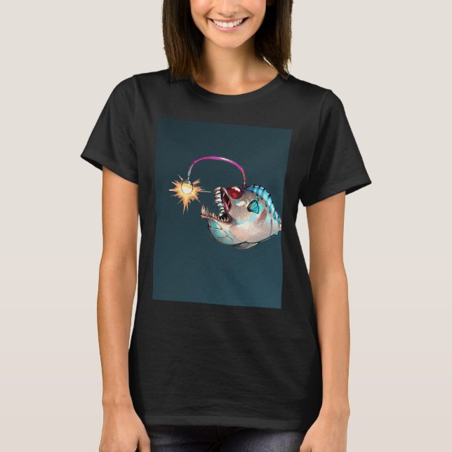 Wee savage beasty. (Angler Fish) T-Shirt (Front)