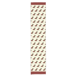 Wee Scottie (Merry Ruff Ruff) 14" X 72" Short Table Runner