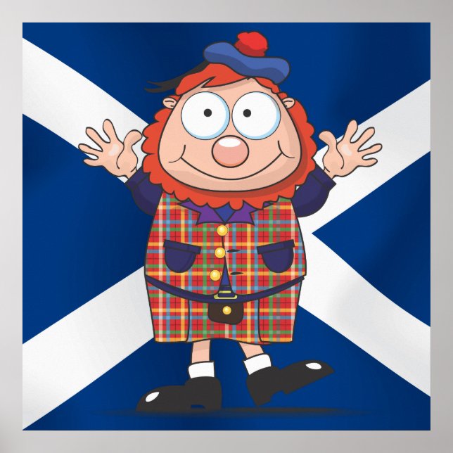 Wee Scottish Guy Poster (Front)