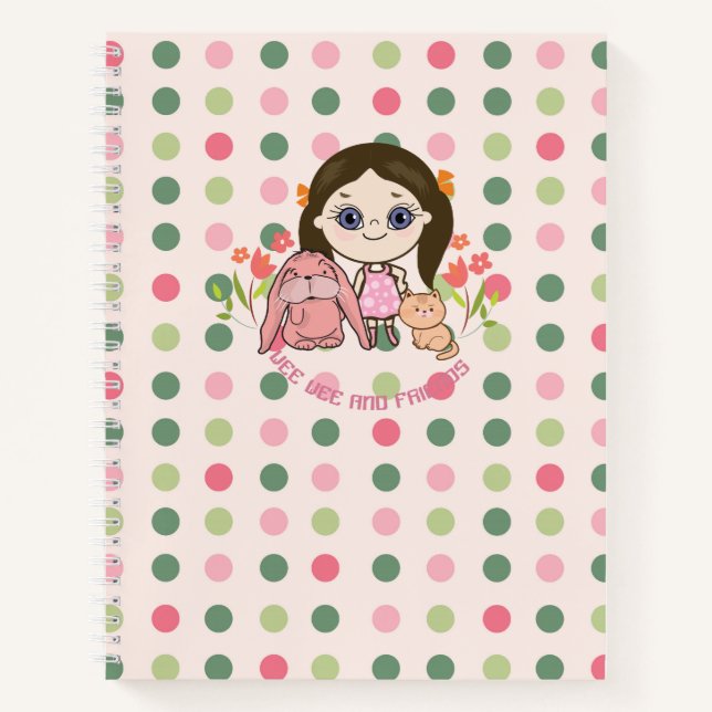 wee wee and her friends notebook (Front)