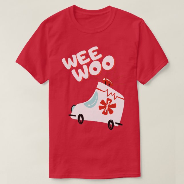 Wee Woo Ambulance T-Shirt (Design Front)