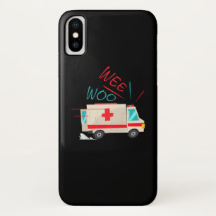 WEE WOO AMR EMT AMR Paramedic Tee Funny Case-Mate iPhone Case