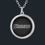 WEEABOO SILVER PLATED NECKLACE<br><div class="desc">Weeaboo pride.

Globe Trotters specialises in idiosyncratic imagery from around the globe. Here you will find unique Greeting Cards,  Postcards,  Posters,  Mousepads and more.</div>