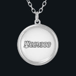 WEEABOO SILVER PLATED NECKLACE<br><div class="desc">Weeaboo pride.

Globe Trotters specialises in idiosyncratic imagery from around the globe. Here you will find unique Greeting Cards,  Postcards,  Posters,  Mousepads and more.</div>