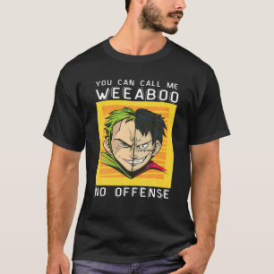 Weeb Trash Split Anime ,Funny Anime Meme Weeaboo T T-Shirt