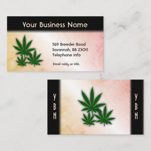 Weed Business Double Sided  Business Card