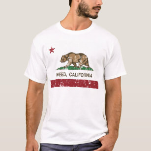 weed california state flag T-Shirt