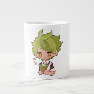 Weed Cookie green Large Coffee Mug