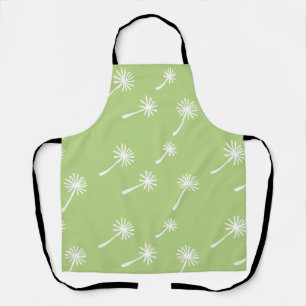 Weed Happens cute cynical dandelion Funny Vintage Apron