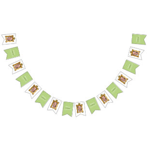Weed Happens cute cynical dandelion Funny Vintage Bunting