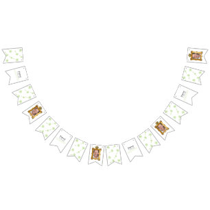 Weed Happens cute cynical dandelion Funny Vintage Bunting