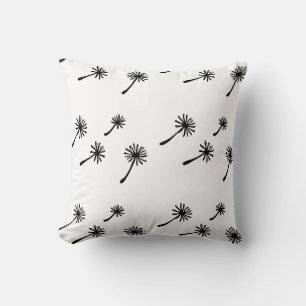 Weed Happens cute cynical dandelion Funny Vintage Cushion