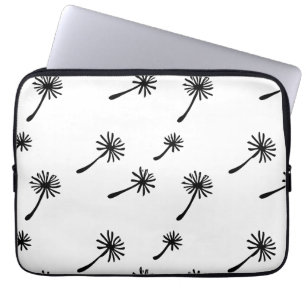 Weed Happens cute cynical dandelion Funny Vintage Laptop Sleeve