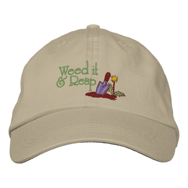 Weed It Embroidered Hat (Front)