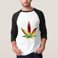 weed leaf tee-shirt