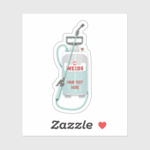 Weed spray garden maintenance