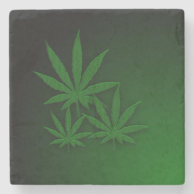 Weed Stone Coaster (Front)