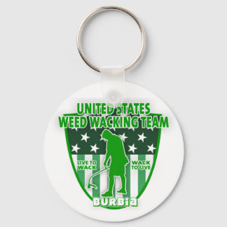 Weed Wacking Team Keychain