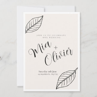 Weeding invitation
