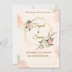 Weeding invitation 