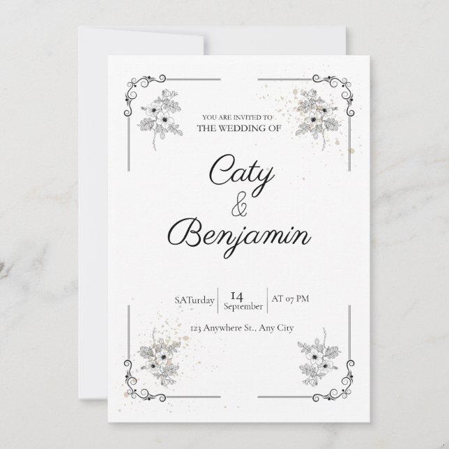 Weeding invitation  (Front)