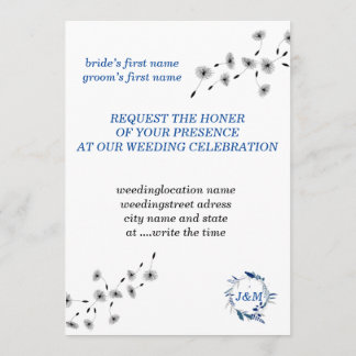 Weeding Invitation, 5" x 7", Matte, Stan simple Invitation