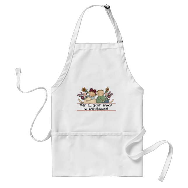 Weeds Be Wildflowers Standard Apron (Front)