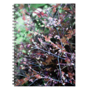 Weeds in Black, Green and White Notebook