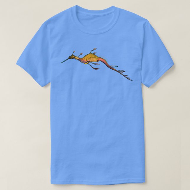 Weedy Sea Dragon Phyllopteryx taeniolatus T-Shirt (Design Front)