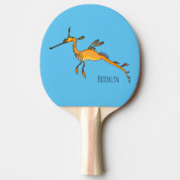 Weedy seadragon cartoon illustration 