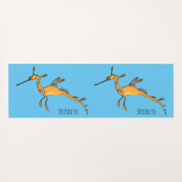 Weedy seadragon cartoon illustration 
