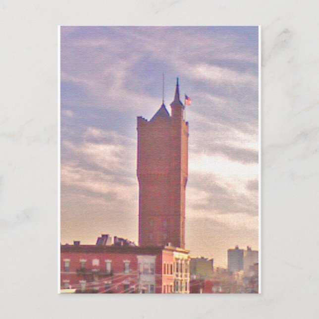 Weehawken Water Tower Postcard (Front)