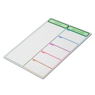Week Planner with To Do List Notepad