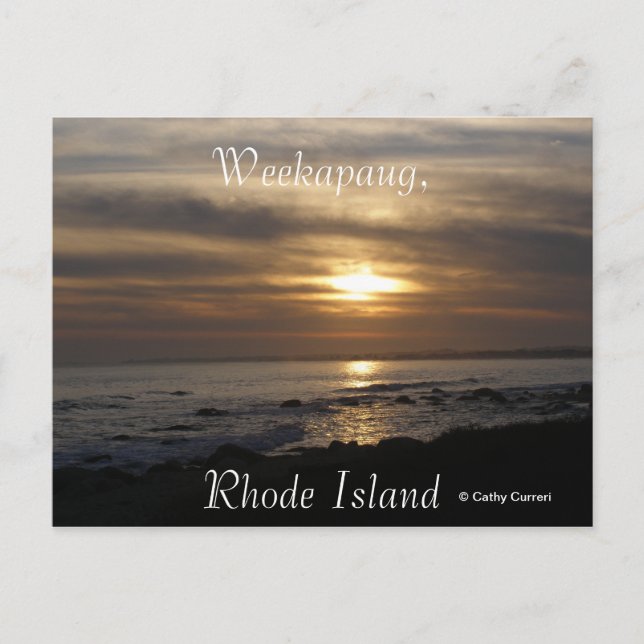 Weekapaug Rhode Island Postcard (Front)