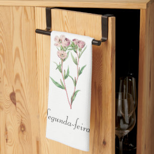 *Weekdays 2.1SEG (Segunda-feira) - Tea Towel