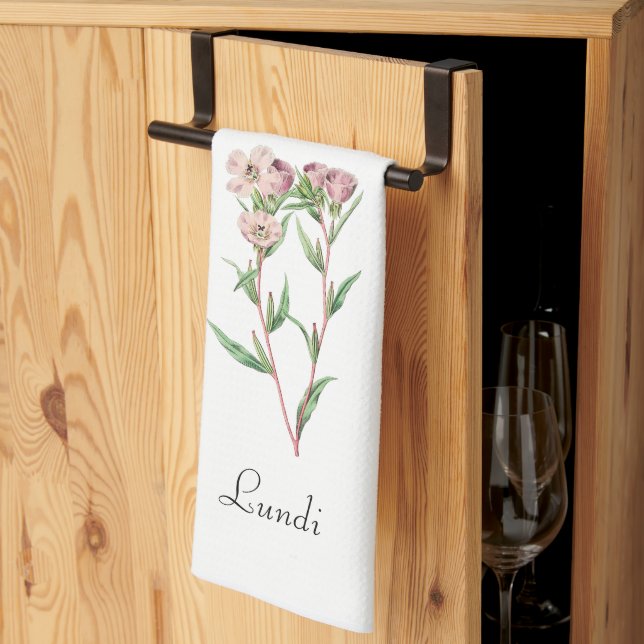 *Weekdays FR2.1LUN (Lundi) - Tea Towel (Thirds Fold)