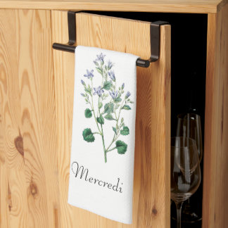 *Weekdays FR2.3MER (Mercredi) - Tea Towel