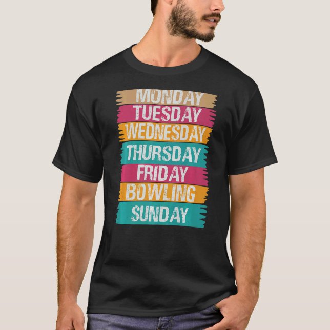 Weekdays Work Monday Wednesday Friday Saturday Bow T-Shirt (Front)