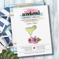 Weekend at Shore Margarita Hibiscus Bachelorette