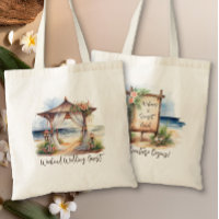 Weekend Beach Wedding Personalised Welcome